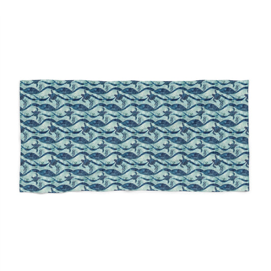 Ocean Currents Beach Towel