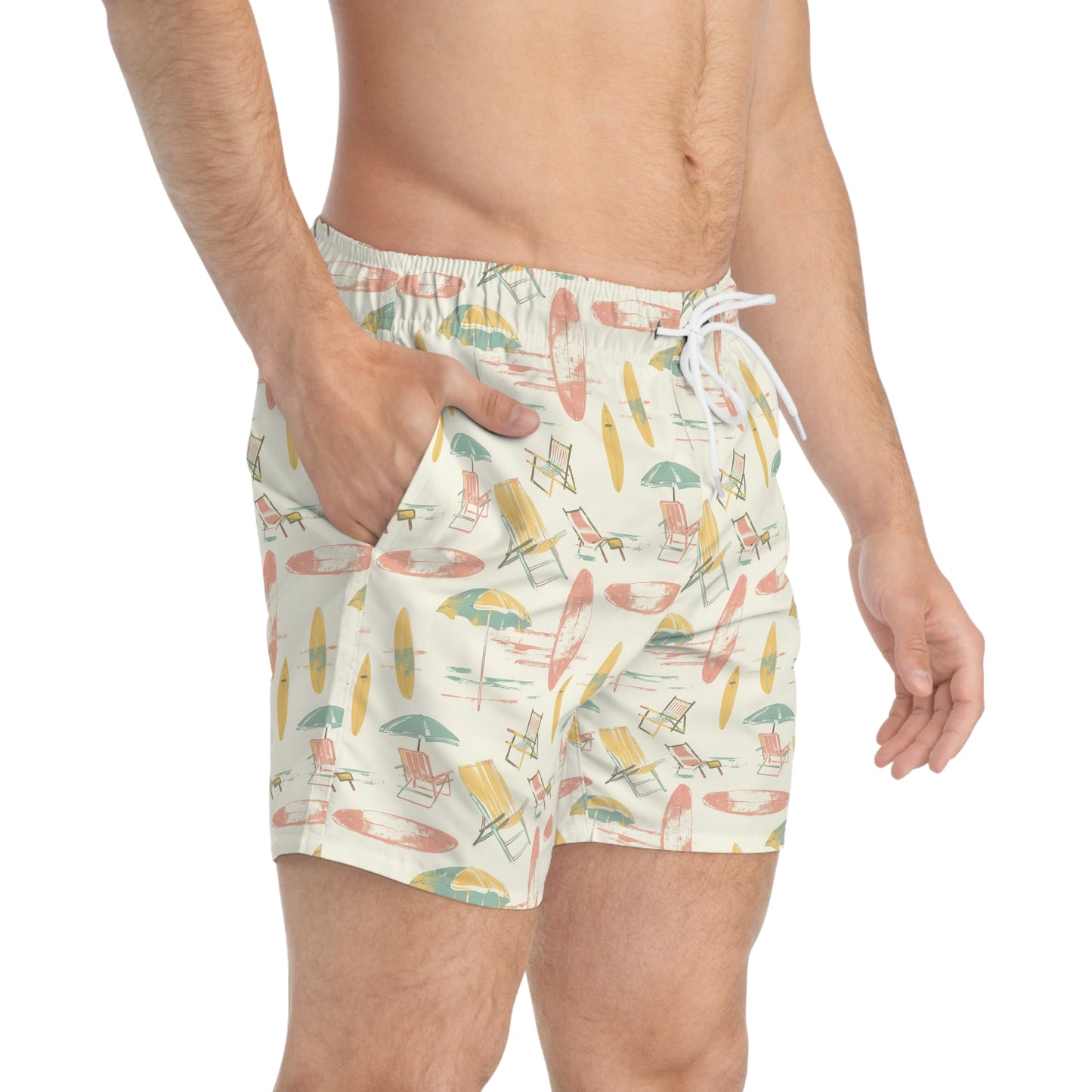 Beach Vibes Swim Trunks