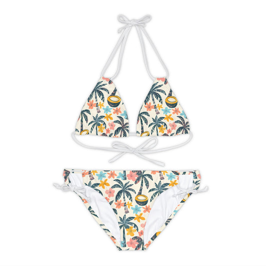 Breezy Tropic Strappy Bikini Set