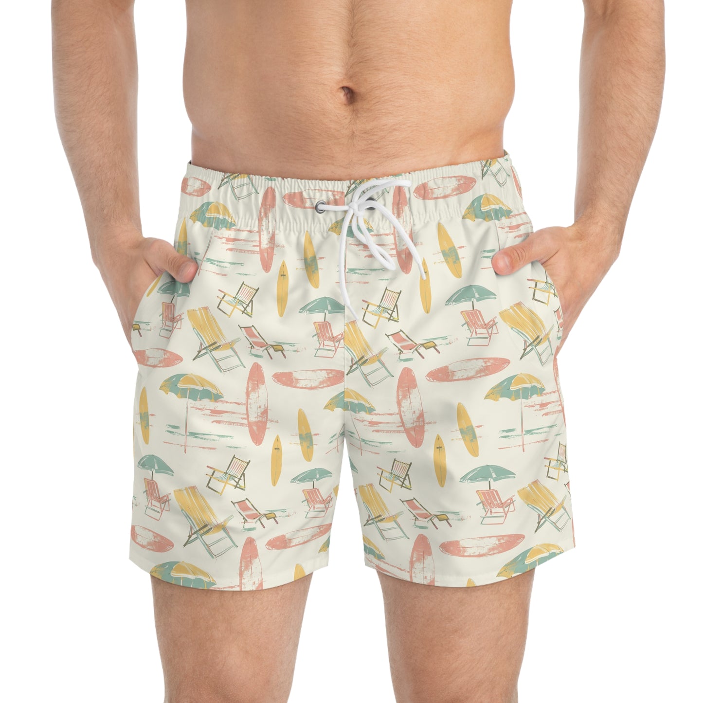 Beach Vibes Swim Trunks