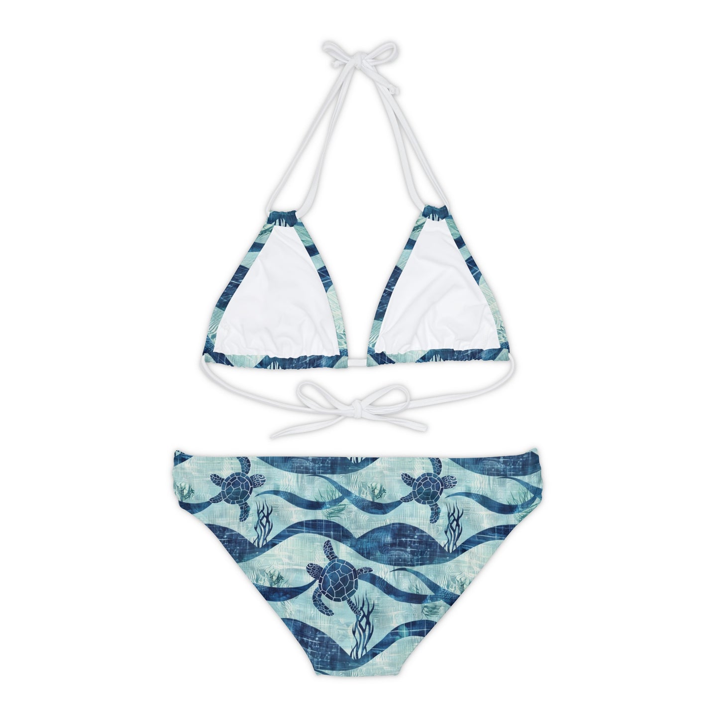 Ocean Currents Strappy Bikini Set