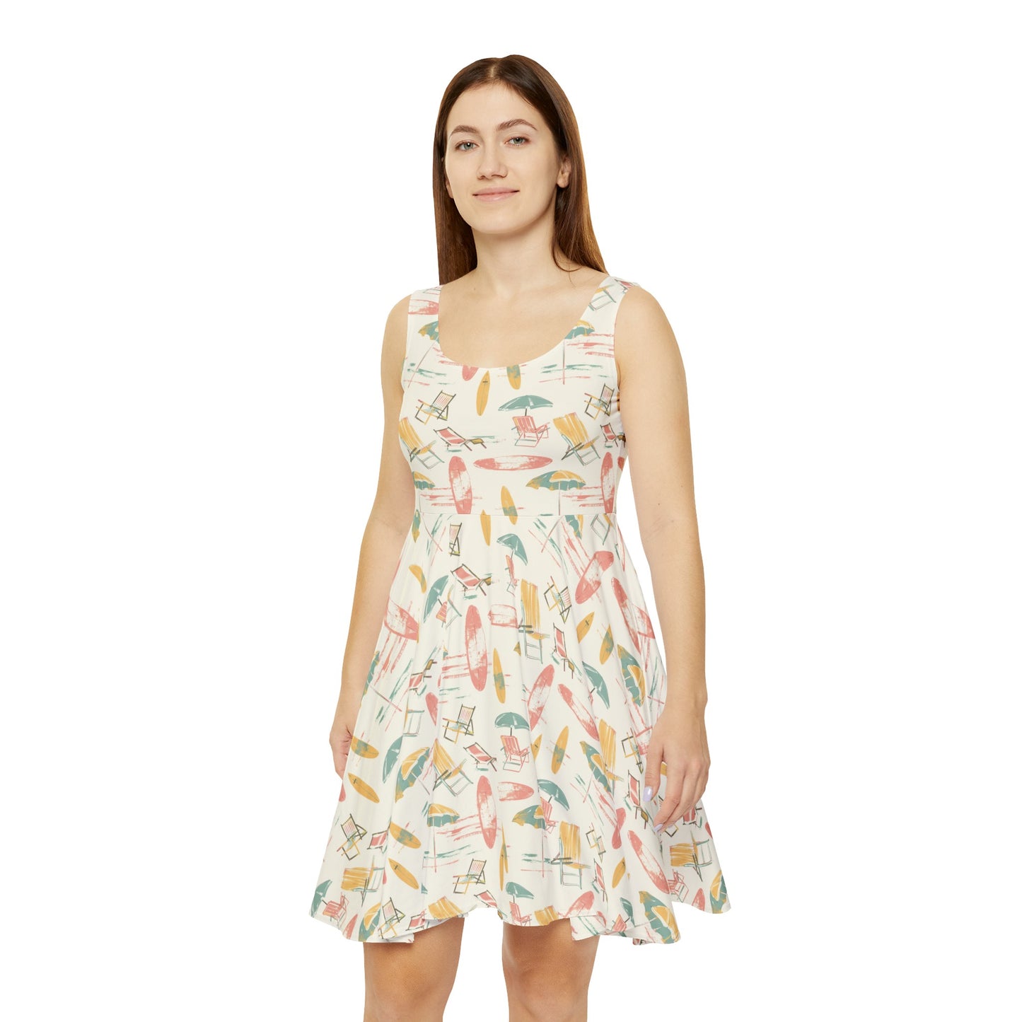 Beach Vibes Women's Skater Dress